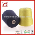 Popular colorful visocse polyester blended yarn for knitting t-shirt